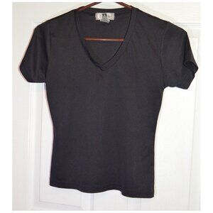 One Step Up Black Blouse Short Sleeve Pullover Shirt Girls Clothes Child Size M